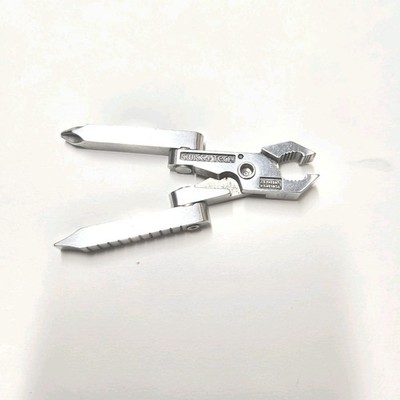 Swiss + Tech Micro-Tech 6-in-1 Multi Tool 1.75'' Folding Pliers Stainless Steel