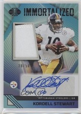 2023 Panini Illusions Immortalized Jersey Black 28/50 Kordell Stewart Auto 15bk