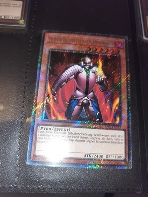 Yu-Gi-Oh! Thestalos Der FeuerSturmmonarch Platinum Secret Rare Ra03