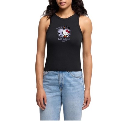 Hello Kitty Halloween Süßes Oder Saures Cropped Frauen Organic Tank Top