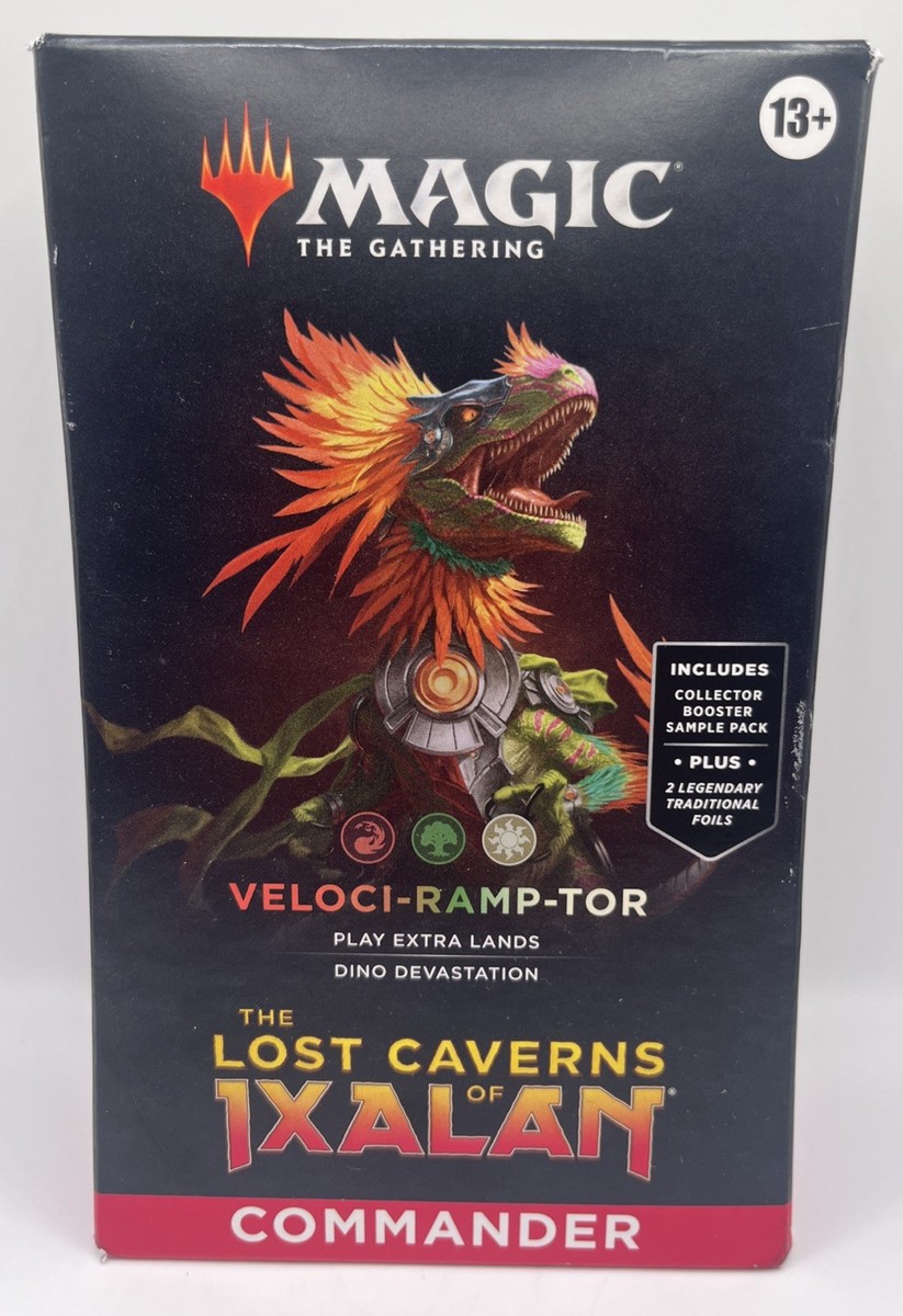 Lost Caverns of Ixalan Veloci-Ramp-Tor Commander Deck. SEALED FREE SHIPPING  | eBay