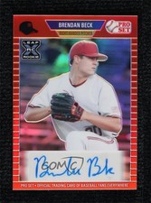 2021 Leaf Pro Set Metal 1989 Pro Set Auto Brendan Beck #PA-BB2 Auto s9z