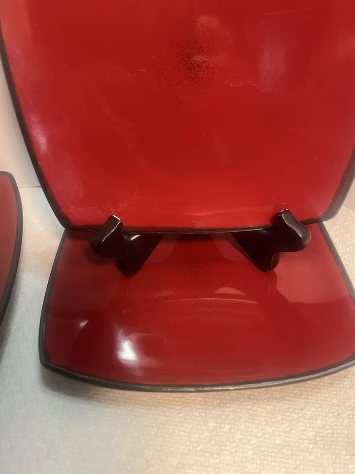 3 Piece Gibson Soho Lounge 1 Dinner Plate 2 Bread Plates. 1918 - Image 4 of 4