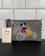 Vera Bradley x Disney Piccadilly Paisley Convertible RFID Wristlet NWT