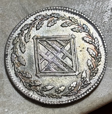 Spain BARCELONA 1811 UN PESETA NICE CONDITION JOSEPH NAPOLEON