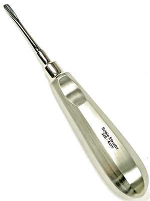 Dental Root Tip Pick Elevator, SELDIN 34S, STRAIGHT Tip 4mm wide