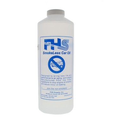 FHS SmokeLess Lite Car Oil, High Performance Oil Blend for Smoking Engines, 1 Qt