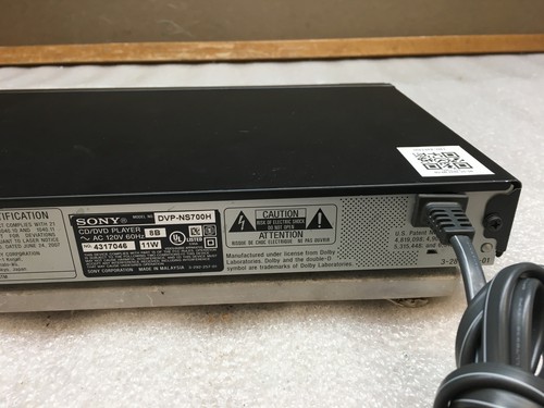 Sony CD/DVD Player Model DVP-NS700H HDMI No Remote incl | eBay