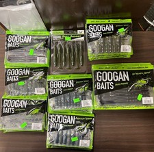 Googan Baits Lot of 20 an assortment of Worms, Craws, Neds, Chunks, Swimmers