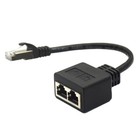 RJ45 1xStecker auf 2xBuchse Splitter-Adapterkabel für Ethernet LAN Ethernet2725