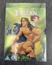 DISNEY TARZAN TRILOGY 3 MOVIE DVD BOX SET - TARZAN 1,2, & 3 - BRAND NEW & SEALED