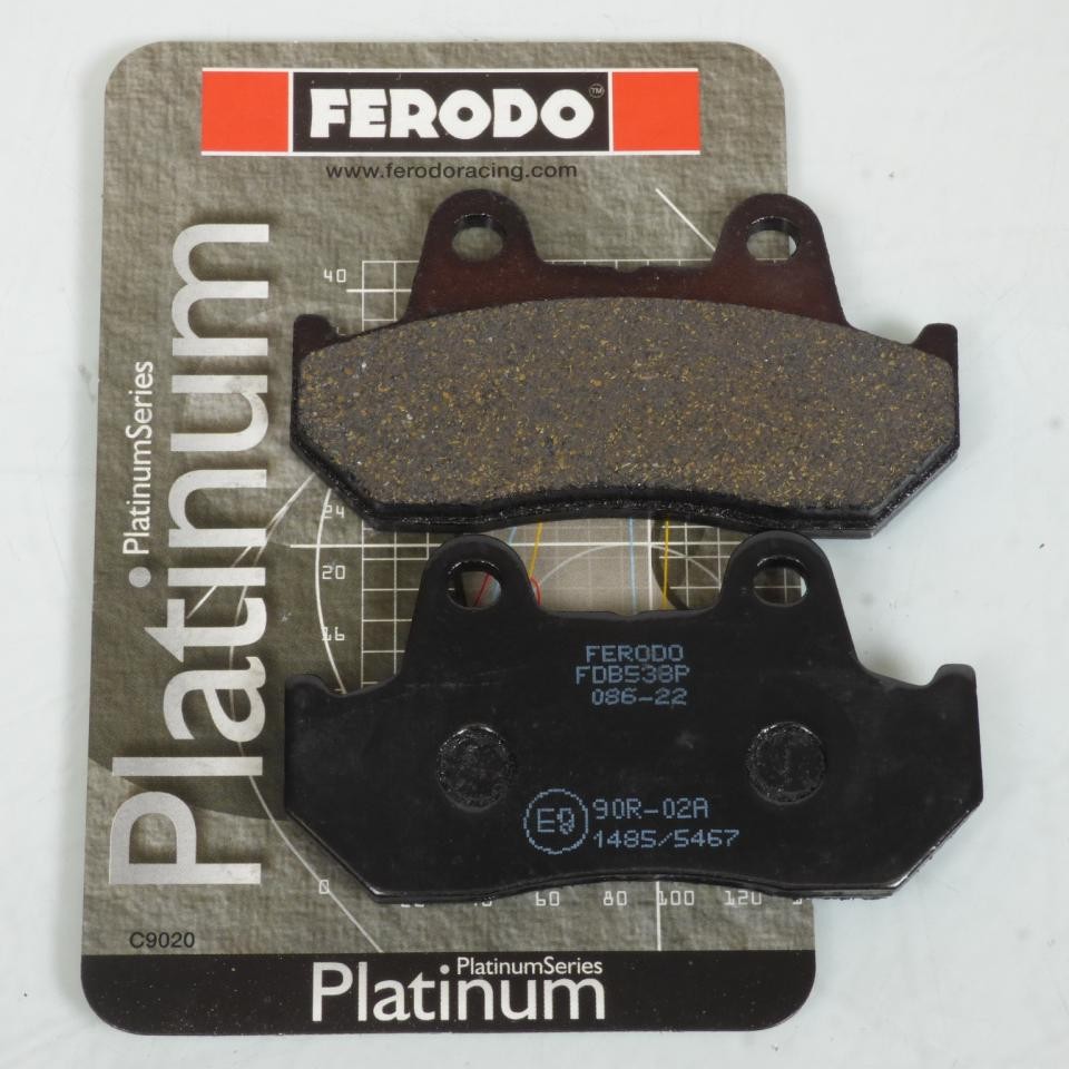 Plaquette de frein Ferodo avant : fini les freins mous sur Honda 650 CX