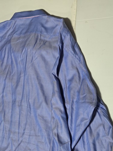Robert Graham Light Blue White Stripe Long Sleeve Flip Cuff Size 3XL - Picture 19 of 23