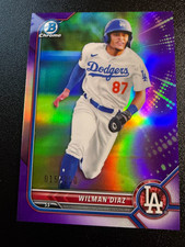 2022 Bowman Chrome Prospects Purple Refractor /250 Wilman Diaz #BCP-135