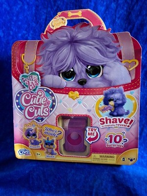 Purple Puppy Plush Little Live Scruff-a-Luvs Cutie Cuts Salon Surprise