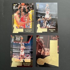 1995-96 Collectors Choice The Jordan Collection #JC 9-12 Michael Jordan 4 cards