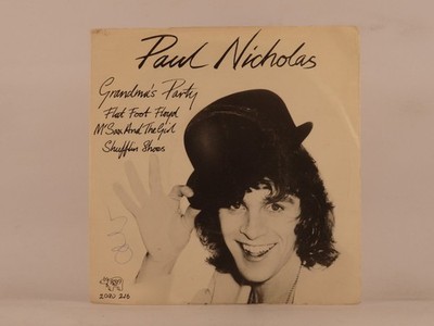 PAUL NICHOLS GRANDMA'S PARTY (123) 4 Track 7'' Single including Picture Sleeve RS