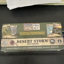 Pro Set Desert Storm Limited Edition Trading Card Box 1991 253 Cards