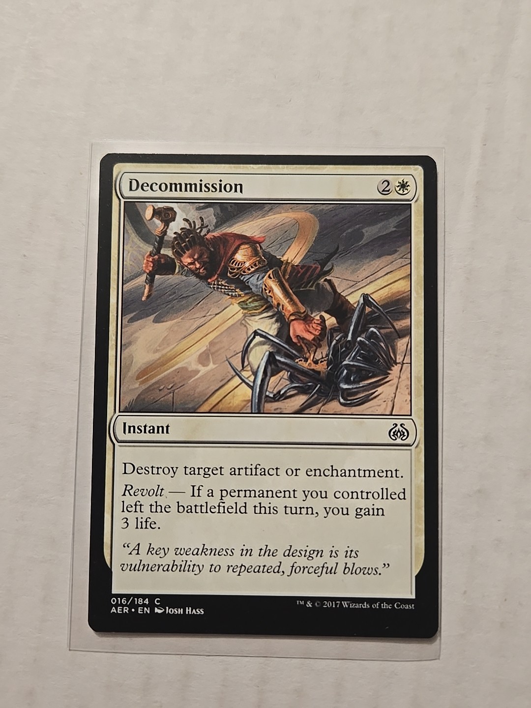 Decommission - Aether Revolt - LP - Common - Instant - MTG