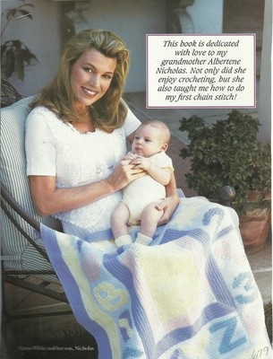 C0538  NURSERY SAMPLER BABY AFGHAN CROCHET PATTERN/INSTRUCTIONS