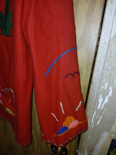 1940's Mexican Souvenir Wool Jacket Womens 36×27 Handmade Collectible Vintage - Picture 9 of 17