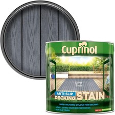 Cuprinol Anti Slip Decking Stain Silver Birch 2.5L Decking Protection