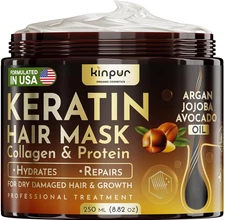 Keratin Hair Mask - Deep Conditioner for Dry Damaged Hair 16oz