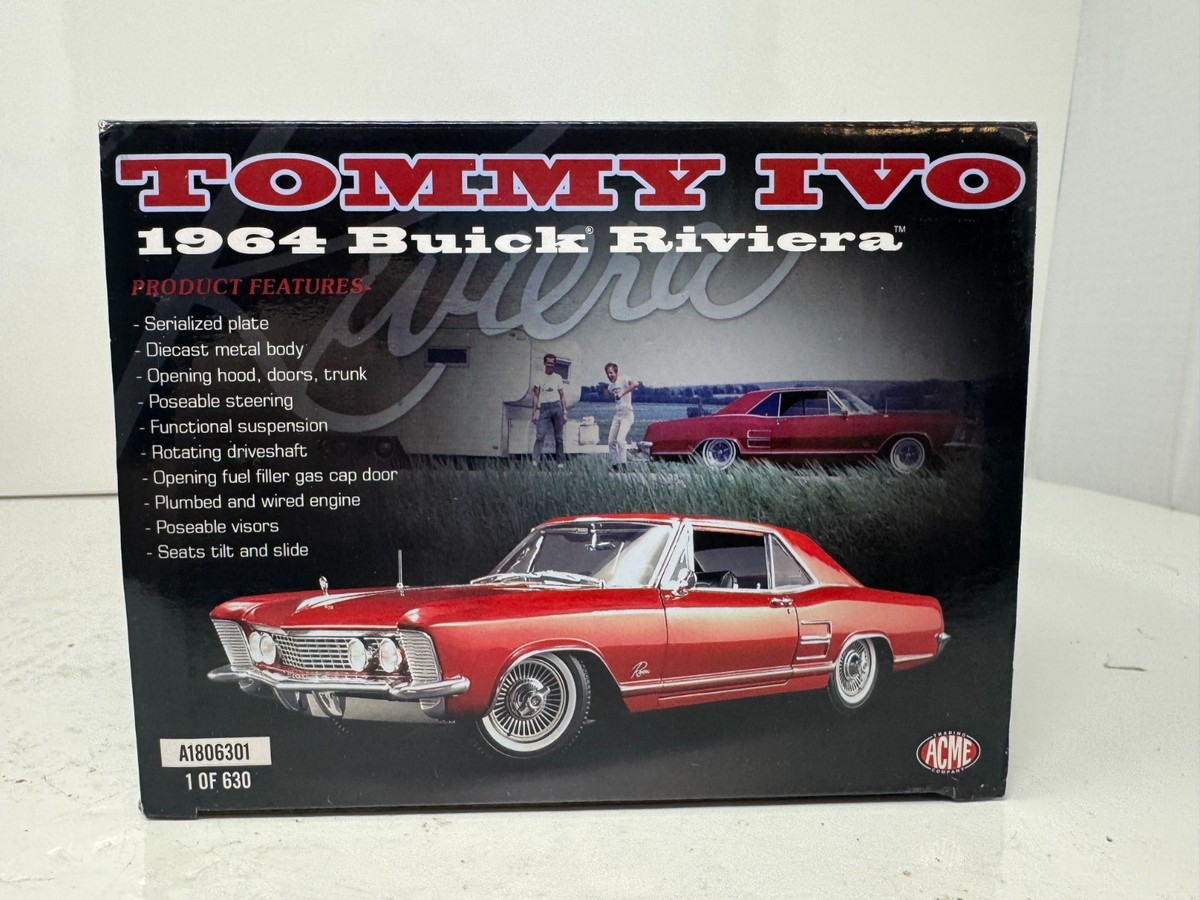 ACME Tommy Ivo 1964 Buick Riviera 1:18 Diecast Limited Edition 1
