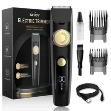 Men's Sejoy Electric Men Hair Clipper,Rechargeable Hair Trimmer,IPX7 Waterproof,