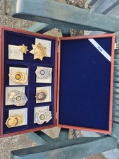 GÖDE 21 US-Polizeiabzeichen mit Zertifikat und Box, USA, Polizei, Abzeichen