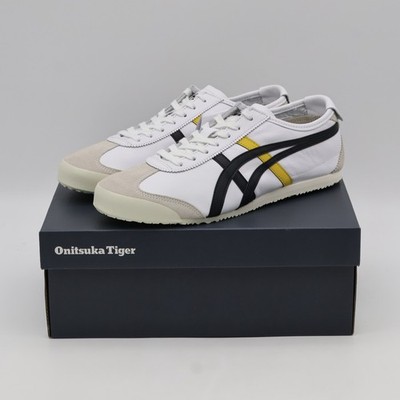 1183C102-108 Onitsuka Tiger Mexico 66 WhiteSunflower Yellow (Herren)