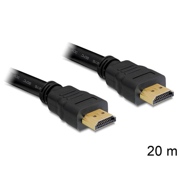 Delock Kabel High Speed Hdmi Mit Ethernet – Hdmi A Ste # 83452-image