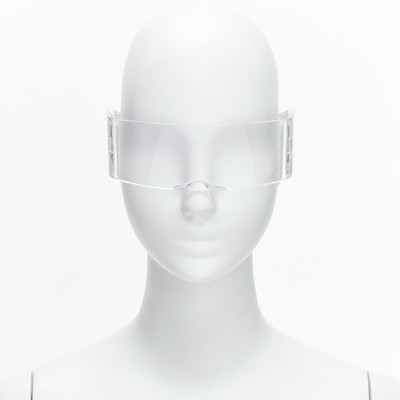 Maison Martin Margiela Clear Sunglasses Sunglasses Maison Martin Margiela Silver in Metal - 65454536 main image 3
