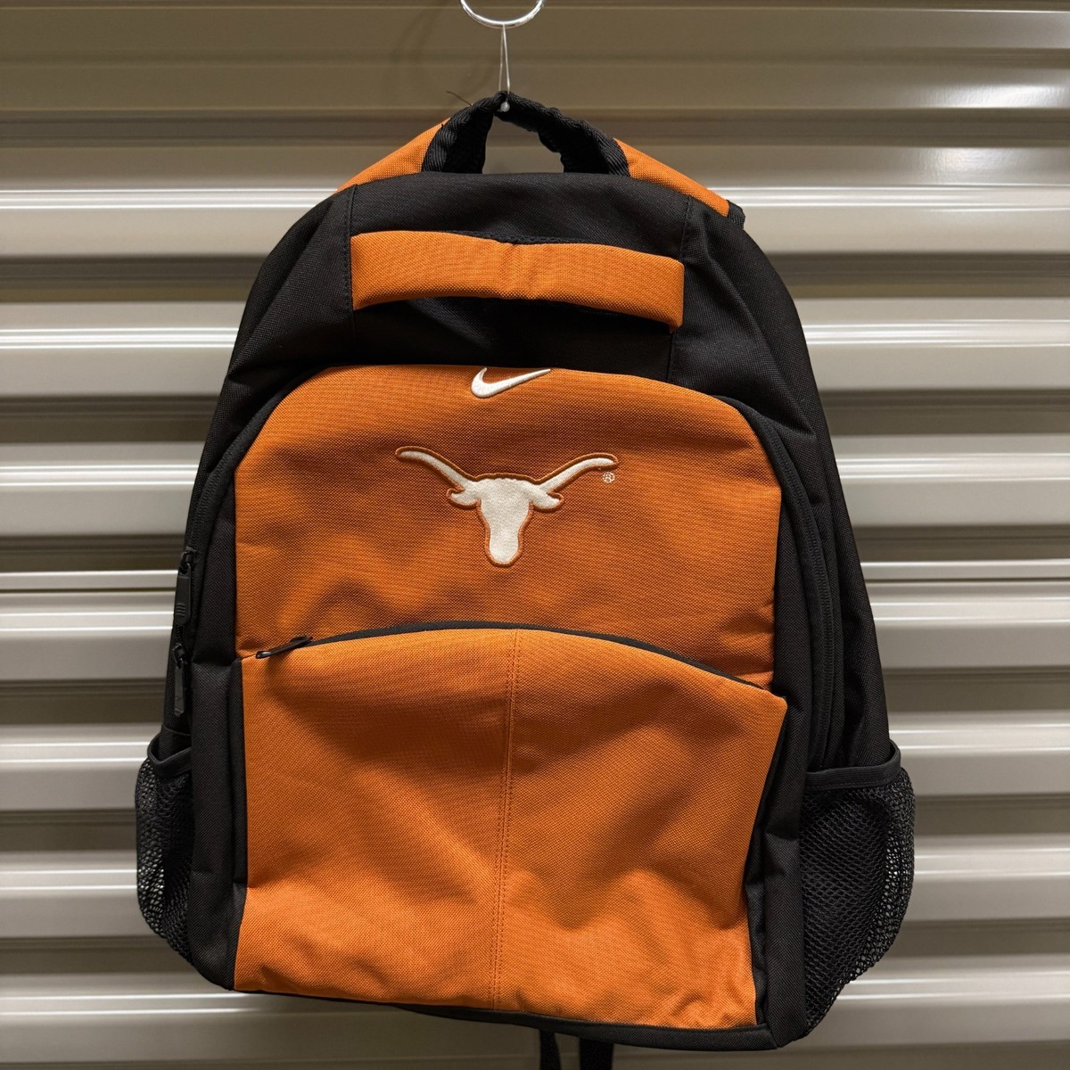 Texas Longhorns Backpack Orange Black Nike Padded Mesh Water  display picture 2