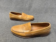 Allen Edmonds Cavanaugh Port Washington Dress Tan Penny Loafer Sz 12 D Leather