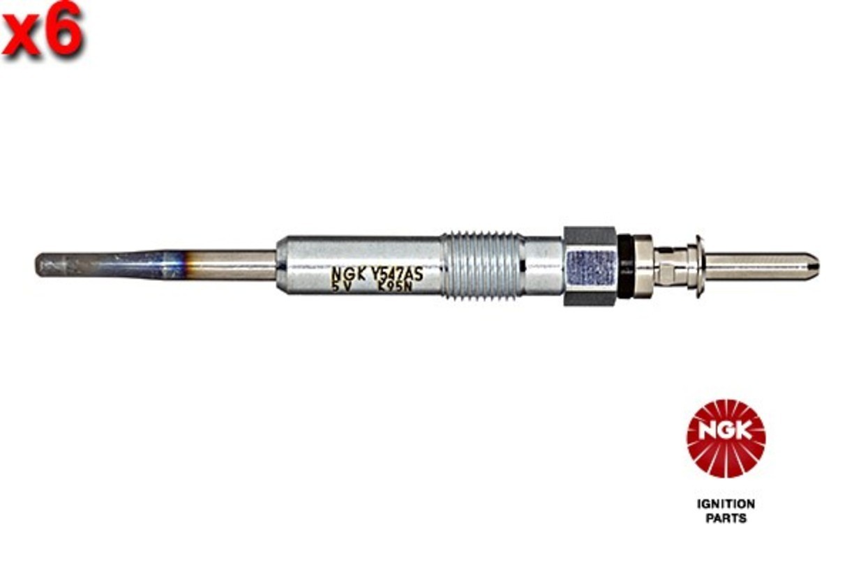 NGK 6x Glow Plug For BMW E81 E87 X3 E83 X5 E53 X6 E71 01-13 12237786869