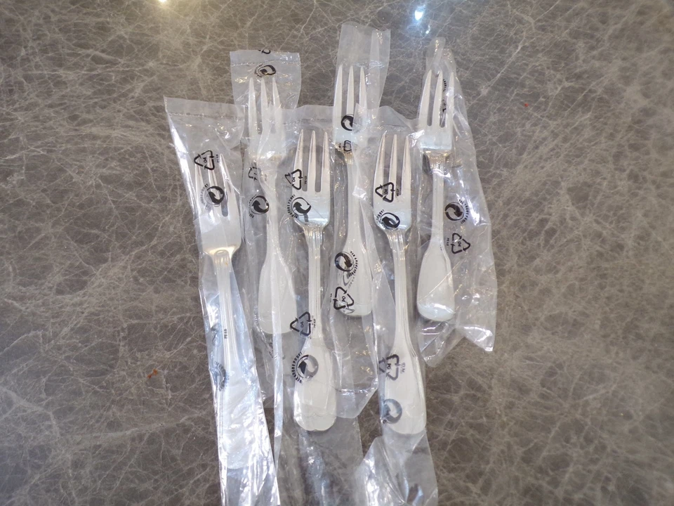 BSF Augsburger Faden Kuchengabeln für 6 Personen in Edelstahl 18/10 TOP !
