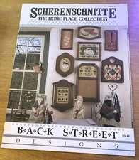 Vtg Scherenschnitte The Home Place Collection Scissor Paper Cutting by Back St