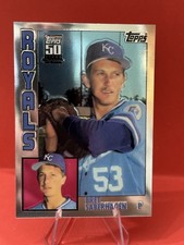 2001 Topps Traded & Rookies- 50 Years Topps Reprint Bret Saberhagen Chrome #104T
