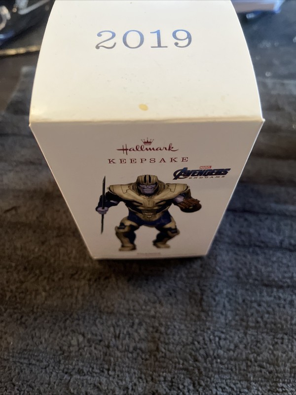 🎄 Hallmark Marvel Thanos Avengers Endgame Keepsake Ornament 2019 NIB