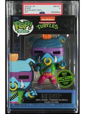Bebop Teenage Mutant Ninja Turtles Blacklight 04 Funko Pop! Digital PSA 8 NM-MT