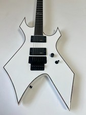 B.C Rich Warlock Extreme White Pickup HH attivi per chitarra elettrica 24 tasti