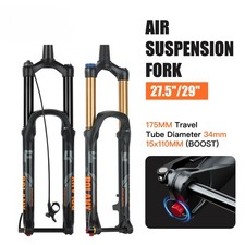 Forcella bici DH AM MTB 175mm viaggio 27,5/29inch asse passante 15*110mm BOOST  
