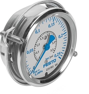 FMA-63-0,25-C (225783) Flanschmanometer Anzeigebereich [bar]:0 bis 0,25bar