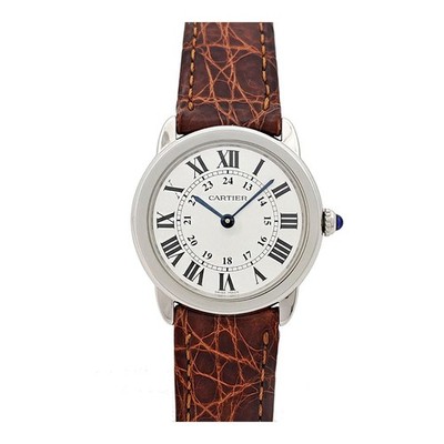 CARTIER Rondo Solo W6700155 Silver Case Size 29mm Men's Used Watch #8107 