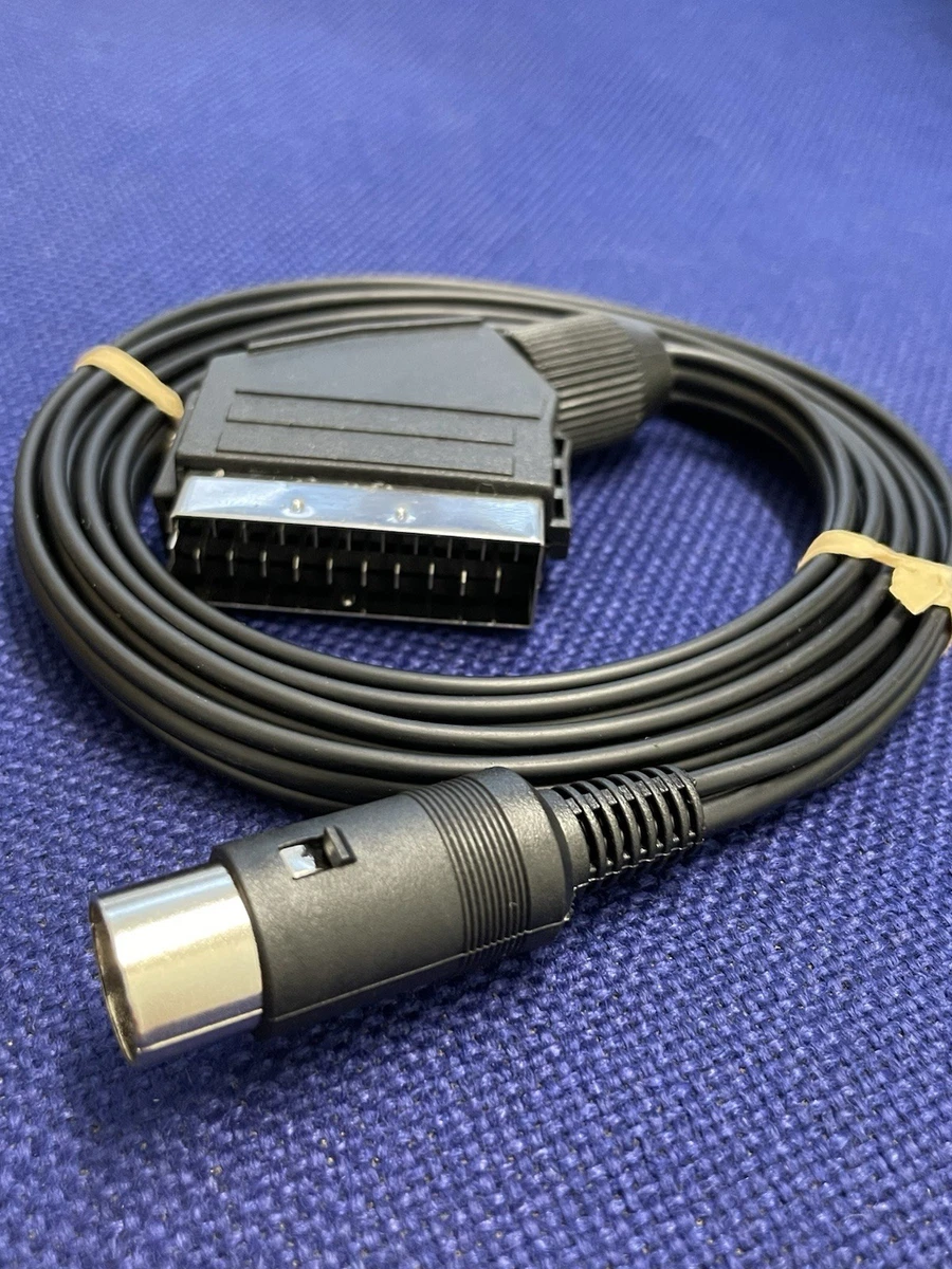 Cavo Atari Cable ST Scart DIN 13 pin 520 1040 STF STFM FBAS Composito Schermato