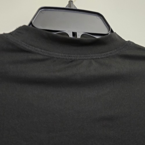 SOFIBELLA Long Sleeve Mesh Sundial Print Tennis Shirt Activewear M Black - Picture 6 of 18