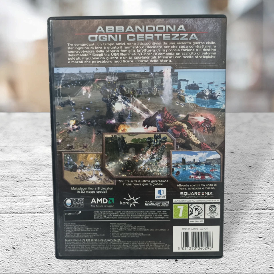 Supreme Commander 2 – Gioco Pc Dvd-Rom / Steelbook – Strategia RTS / Battaglie - Immagine 2 di 3