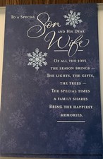 American Greetings With Snowflakes Son And Fa...