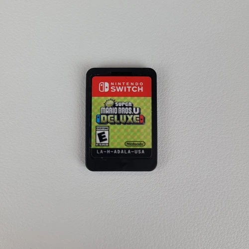 New Super Mario Bros U Deluxe Nintendo Switch Game Cartridge